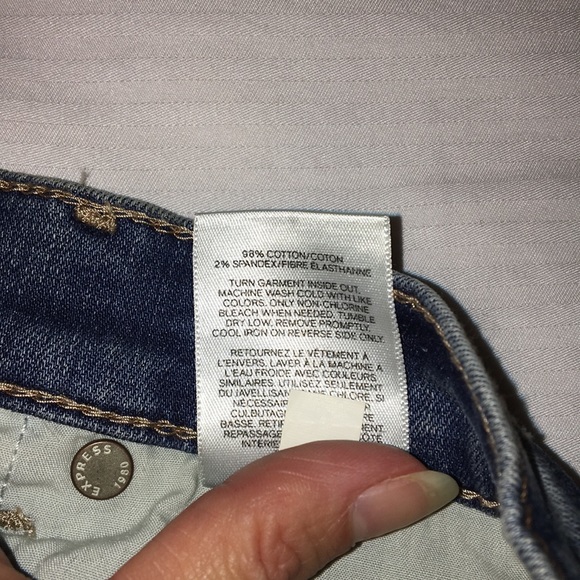 Express women’s denim Rhinestone mini skirt - Picture 8 of 8